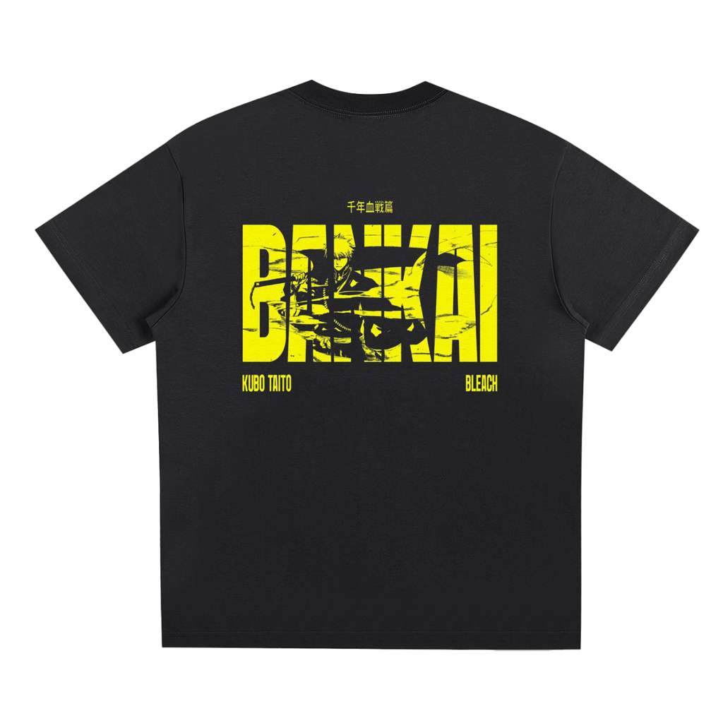 ichigo bankai bleach black tee