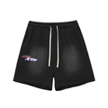 knb x DOMIN8 Raw Edge Cotton Shorts